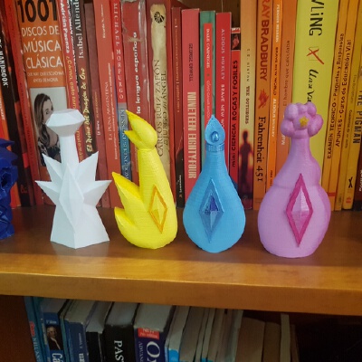 Steven Universe Diamond Bottles | 3d print model