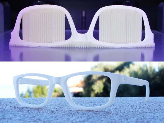 Lunettes VTO | VirtualTryOn.fr 3D Printed Glasses (curved) | 3d print model