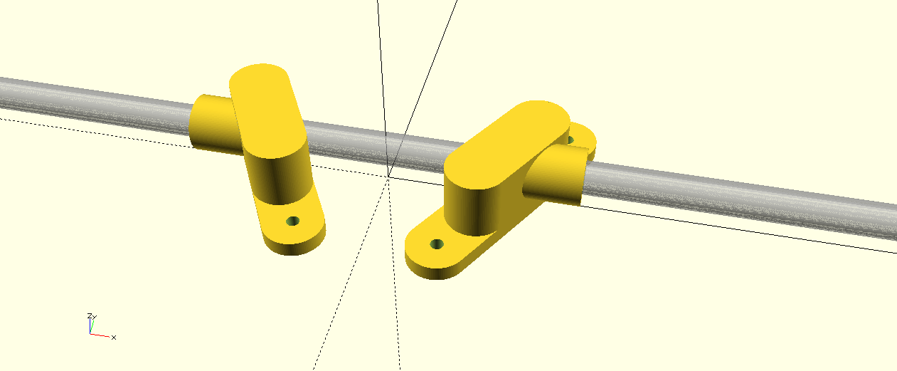Spool holder for Kossel OpenBeam 1515