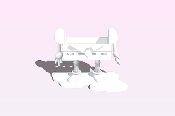 Square Pants Sponge Holder, Remix | 3d print model