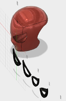 Spider man Homecoming faceshell w_ eyes | 3d print model