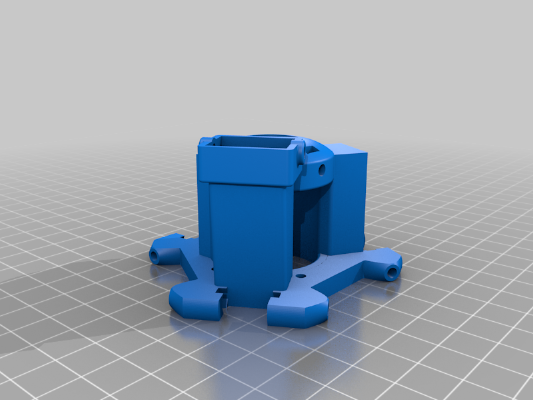 Kossel _ Delta Mini Effector E3D V6 | 3d print model