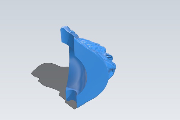 More knightly pauldron head | 3d print model