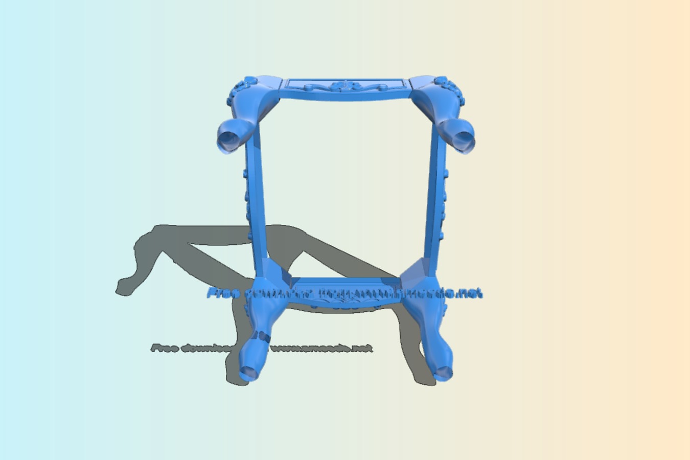 Table legs and chairs