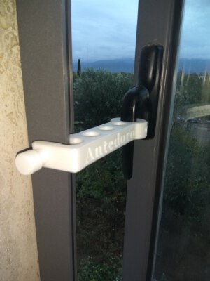 Window key for blocking wind opening | 3d print model