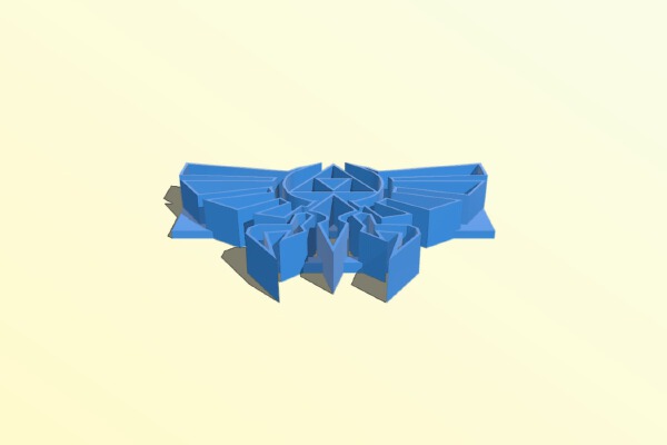 Triforce Cookie Cutter | 3d print model