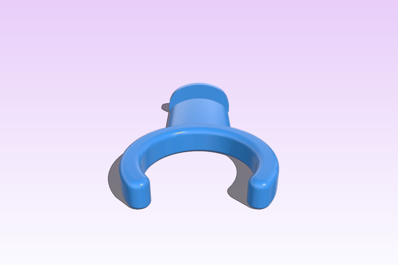 HeadPhone stand for table leg (4cm diameter)