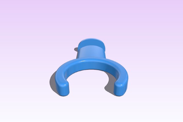 HeadPhone stand for table leg (4cm diameter) | 3d print model