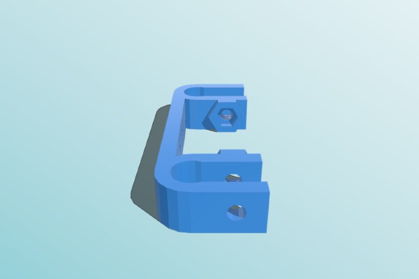 dual endstop, for Prusa i2 X axis | 3d print model