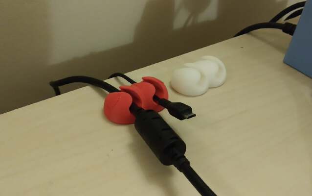 Cable holder twisted | 3d print model