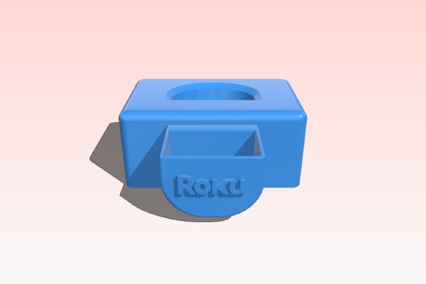 Samsung _ Roku Remotes Holder | 3d print model