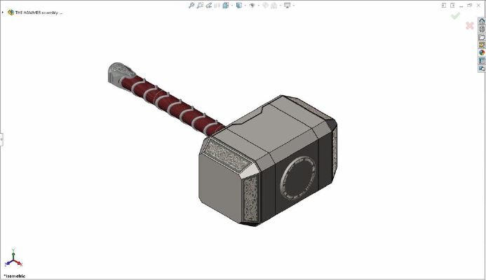 Thors hammer! Mjolnir | 3d print model