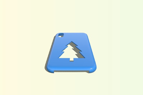 iPhone X Christmas case | 3d print model