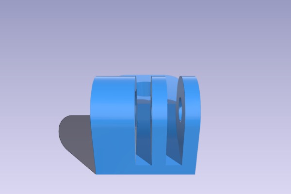 GoPro Style Adapter | 3d print model