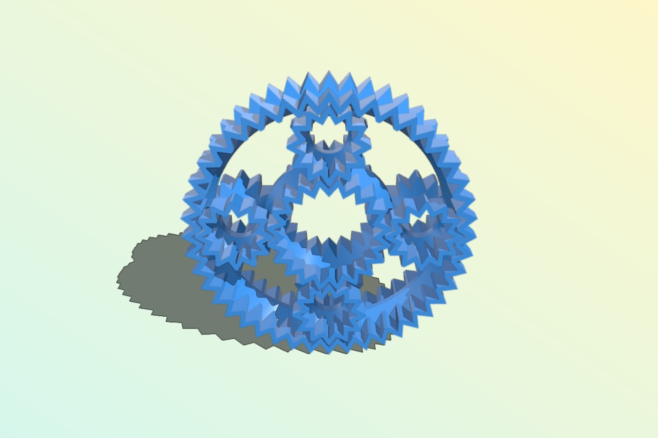 Thin Planetary Toy