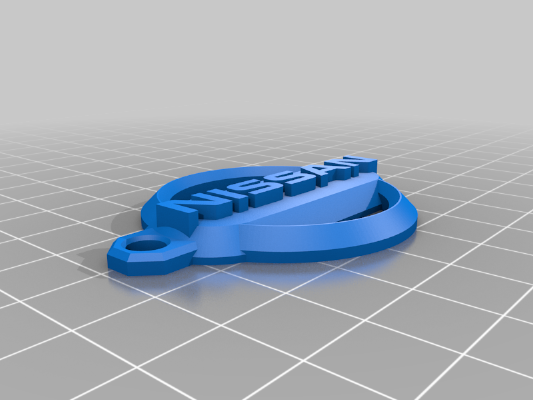 Nissan Key Ring | 3d print model