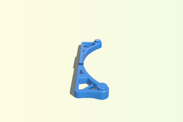 Mega Anti-Tangle Spool Holder - one piece sides | 3d print model