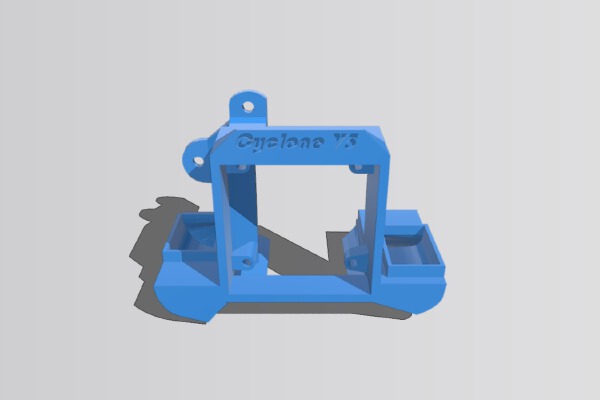 Cyclone V5 (Fanduct for CR-10_Ender 3) | 3d print model