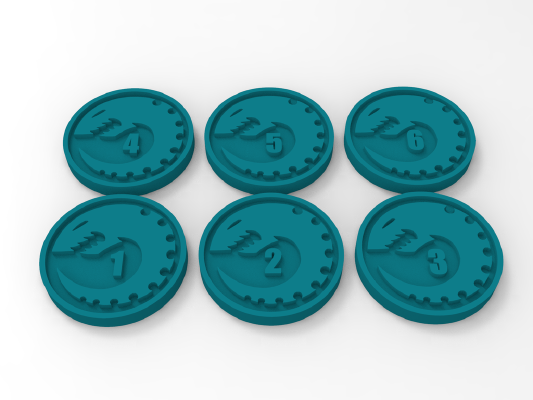 Genestealer Cults Objective Markers | 3d print model