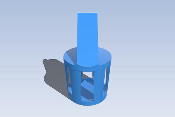 Baofeng UV-5R Radio Car Cup Holder Mount Hollowed Remix | 3d print model