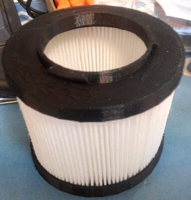 HEPA filter mount for portable vacuum cleaner | 3d print model