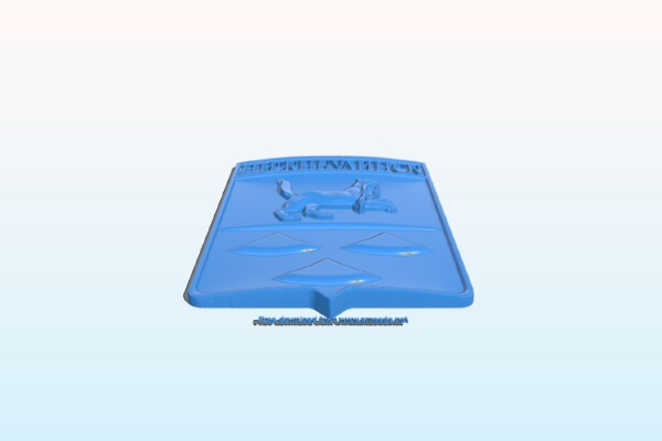 Coat of Arms of Nizhneudinsk | 3d print model