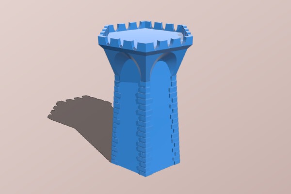 Torre medieval | 3d print model