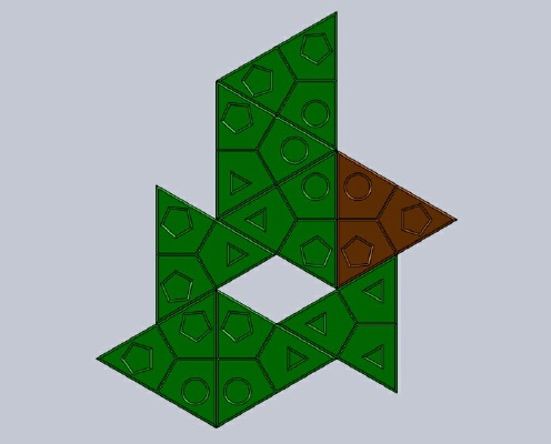 My game called Triangulus | 3d print model