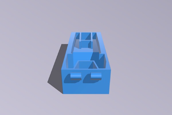 U-Wing Container for X-Wing Miniatures Game | 3d print model