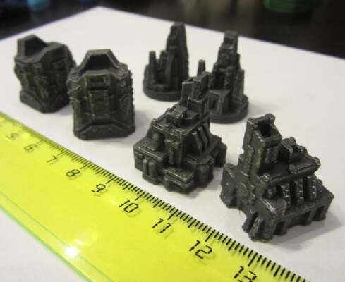 Forbidden Stars Buildings - Remake | 3d print model