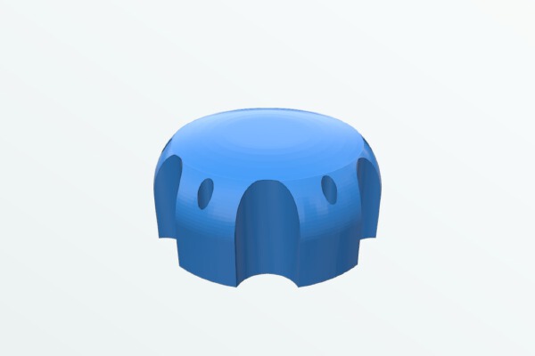 Vehicle rim center cap | 3d print model
