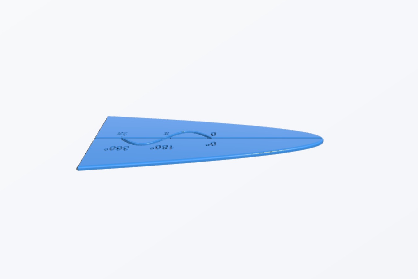Normal parabola with sinus-pattern _ Normalparabel mit Sinusschablone