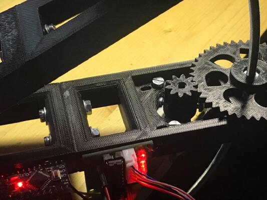 Barn Door tracker remix for 28byj-48 stepper | 3d print model