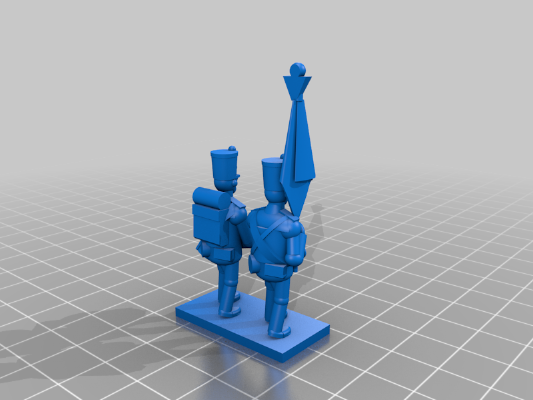 Napoleonics - Part 1 - French_Allies Line Infantry | 3d print model