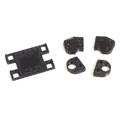 Make It RC MS01 Lower Control Arm Support and Strut Tower Parts | 3d print model