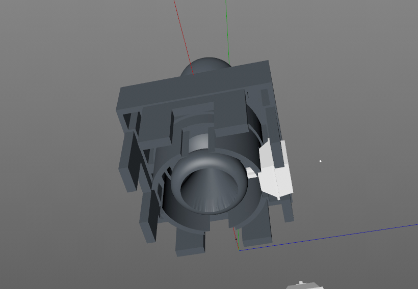 Micro joystick using keyboard keys, supportless