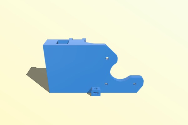 x axis motor mount | 3d print model