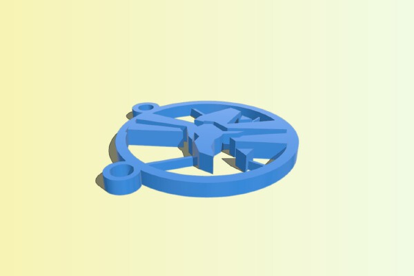 Stargate SG1 Anubis Symbol Fan cover | 3d print model