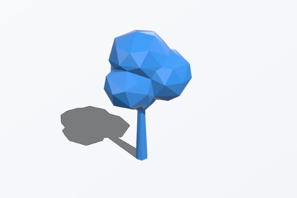 Low Poly Tree | 3d print model