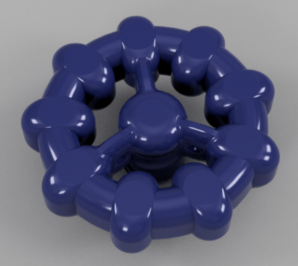 Extruder hand knob (for Bowden extruder setups)
