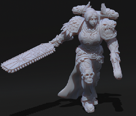 Tlatia the Radiant | 3d print model