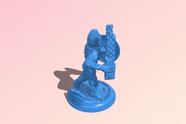 Sasquatch 28mm Minature | 3d print model