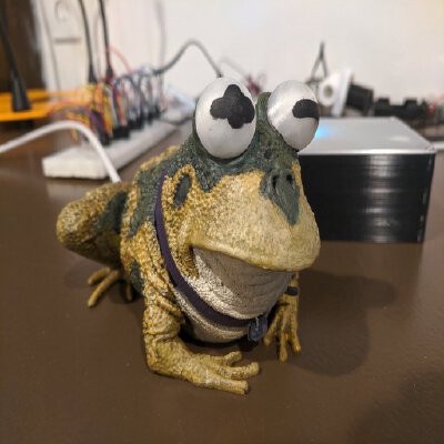 Motion-Triggered Hypnotoad with Sound | 3d print model
