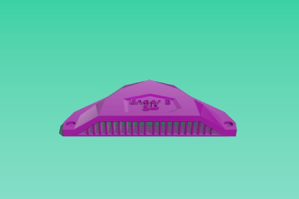 Ender 3 Polygonal Fan Guard | 3d print model