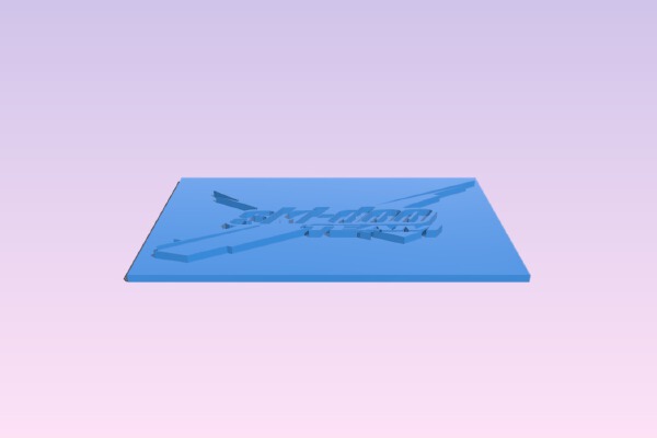 Ski-Doo X-Team logo | 3d print model