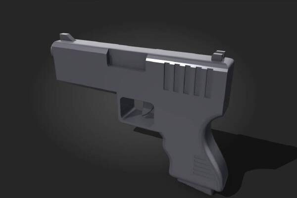 Glock Pistol Prop | 3d print model