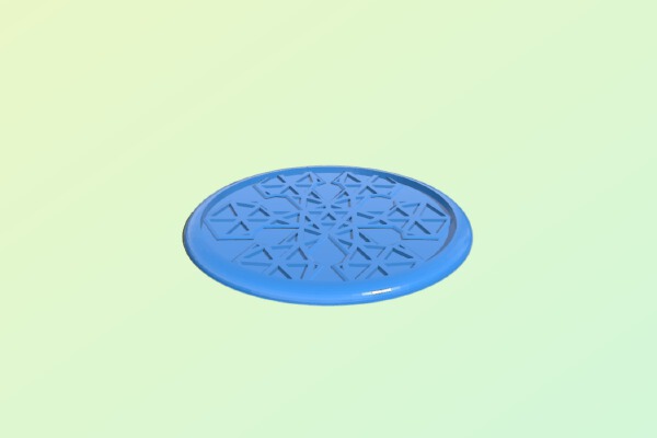 Snowflake coaster | 3d print model