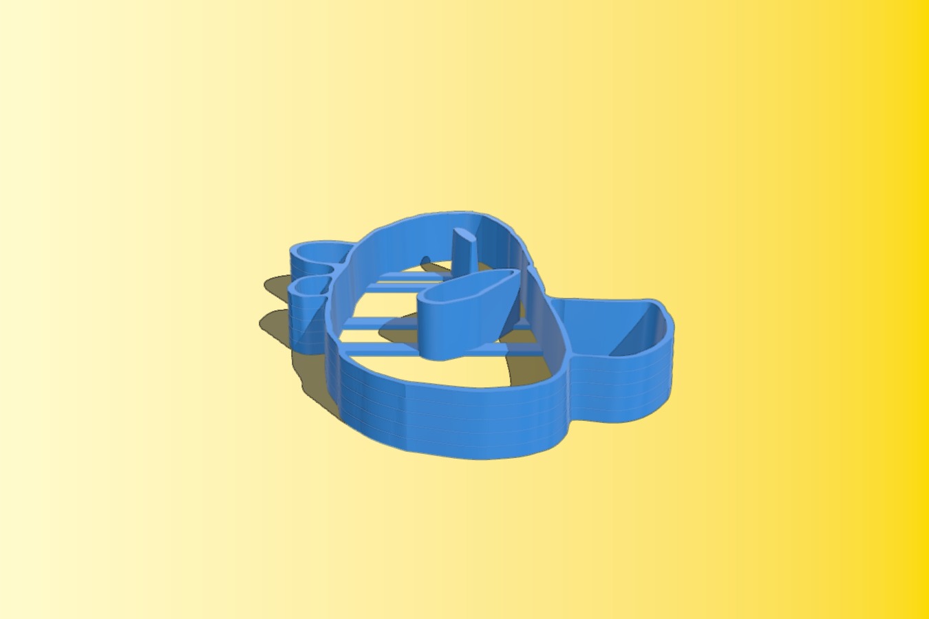 Duckie the Duck Cookie Cutter