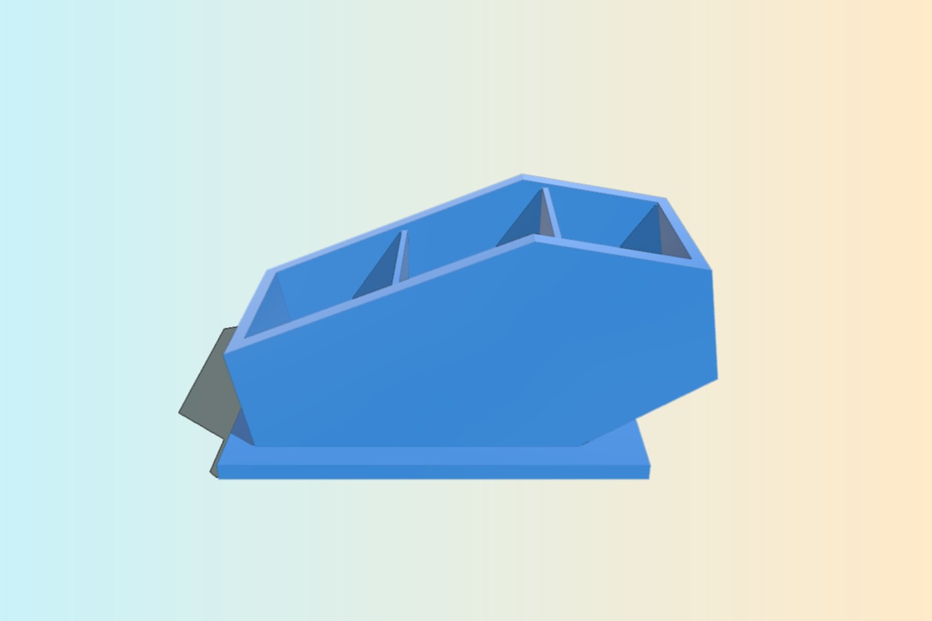 Coffin Makeup Brush Holder