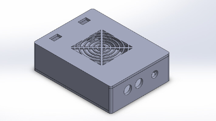 Enclosure for Amplifier Board of TDA7498 Class D 2X100W | 3d print model